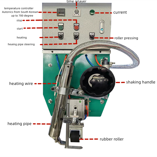 Hot Air Tarpaulin Welding Machine For PP PE PVC Tarp(图2)